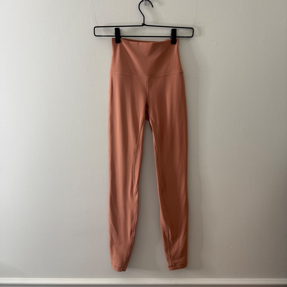 Lululemon Align double lined High-Rise Pant 28 Nulu Leggings Terracotta Size 2